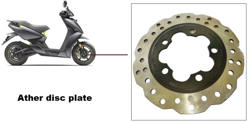 FRONT DISC PLATE ATHER - Image 2