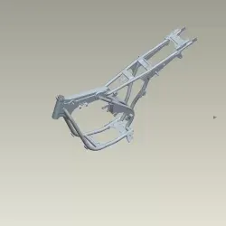Body Comp Frame For Hero Splendor+ (2012)