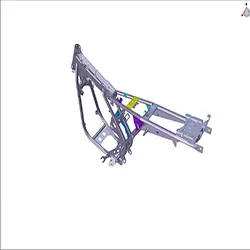 Chesis Frame Body Comp Splendor Plus 2019 Ibs (kick Model)