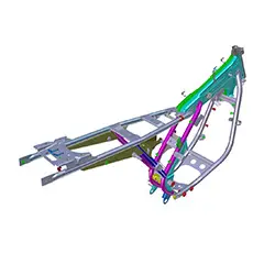 Chesis Frame Body Comp. Splendor Plus Fi Bs-vi 2020 Latest (kick, Self & Self I3s)