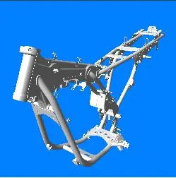 Chesis Frame Body Comp Splendor Pro 2010 / 2012 & Splendor Pro Spl. Edn. 2013 (self Models)