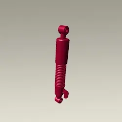 Rear Shocker Assy Cushion Assy.rear(cmm) Hf Deluxe (maroon Colour)