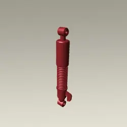 Rear Shocker Assy Cushion Assy.rear(cbr) Hf Deluxe (cherry Red Colour)