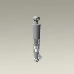 Rear Shocker Assy Cushion Assy.rear(bsm) Hf Deluxe (silver Colour)
