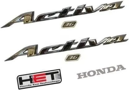 Sticker Monogram/emblem Set-honda Activa 3g