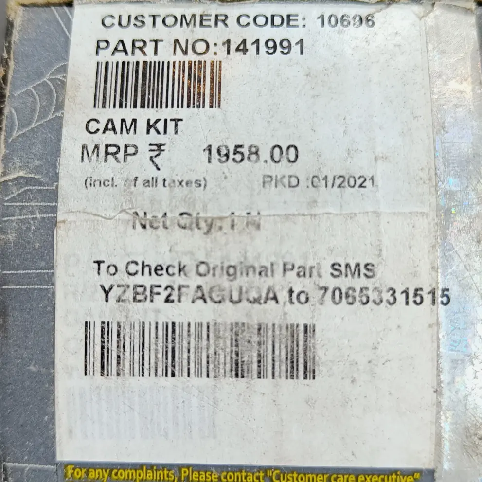 Cam Kit/141991 Royal Enfield - Image 2