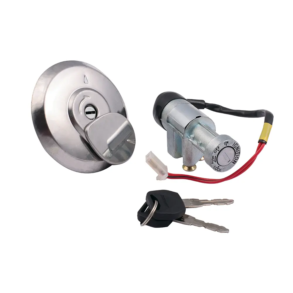 Ignition Lock Kit For Honda Dream Neo 110 Ks (2016 Model) (set Of 2) Consisting Of Ignition Switch & Petrol Tank Lock - Image 2