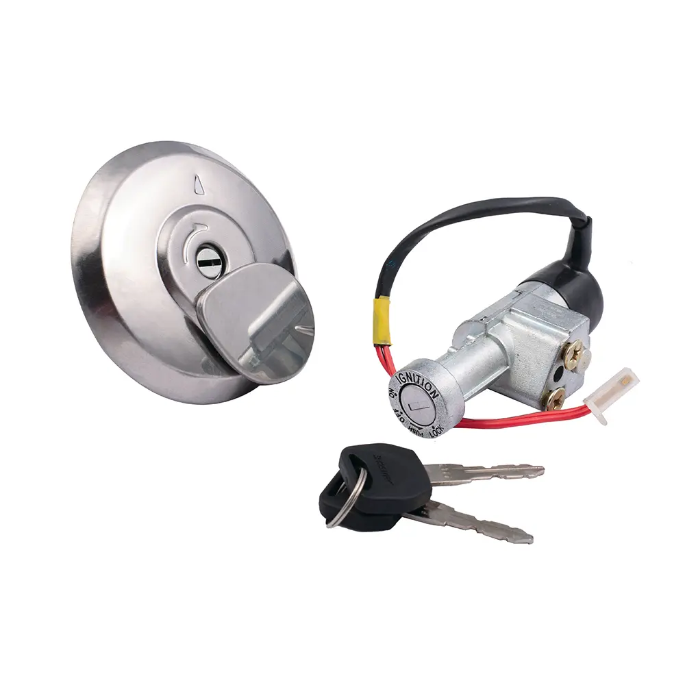 Ignition Lock Kit For Honda Dream Neo 110 Ks (2016 Model) (set Of 2) Consisting Of Ignition Switch & Petrol Tank Lock