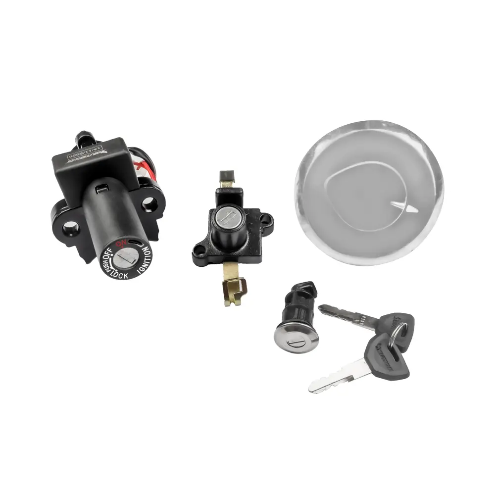 Ignition Lock Kit For Hero Passion Pro Digital Es (set Of 4) Consisting Of Ignition Cum Steering Lock, Petrol Tank Lock, Seat Lock & Tool Box Lock