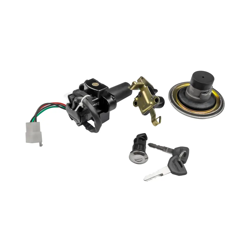 Ignition Lock Kit For Hero Passion X-pro Es Disk Brake (set Of 4) Consisting Of Ignition Cum Steering Lock, Petrol Tank Lock, Seat Lock & Tool Box Lock - Image 2
