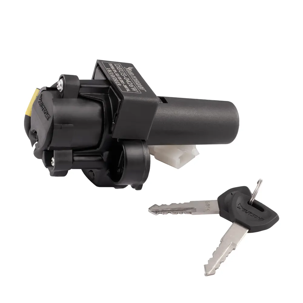 Ignition Cum Steering Lock For Hero Super Splendor Ks (2005 To 2007 Model) (2 Wires) - Image 2