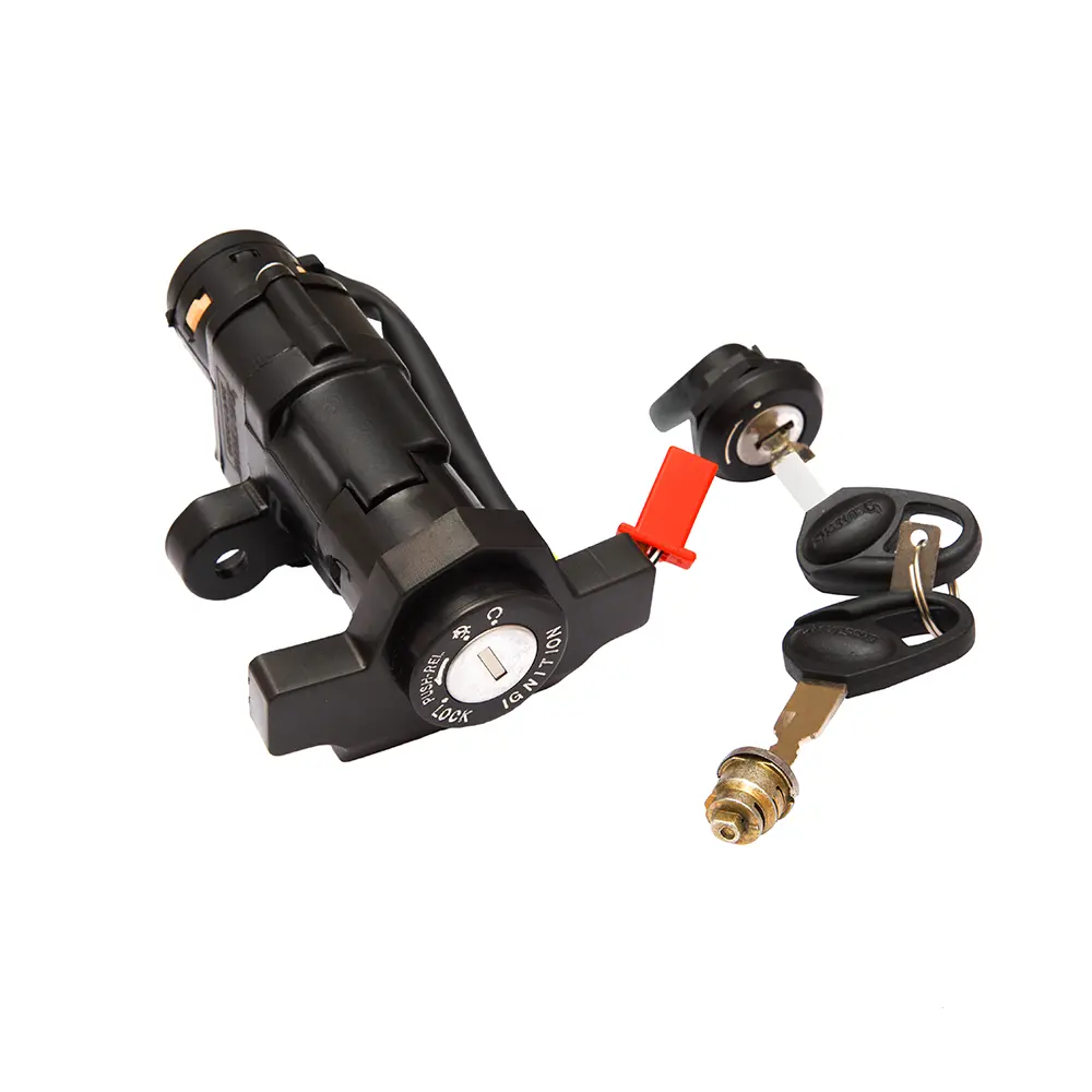 Ignition Lock Kit For Bajaj Ct-100 Deluxe (set Of 3) Consisting Of Ignition Cum Steering Lock, Petrol Tank Lid Lock & Tool Box Lock