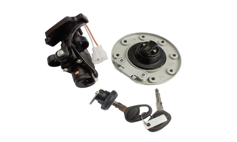Ignition Lock Kit For Bajaj Platina Upgrade 125 (set Of 3) Consisting Of Ignition Cum Steering Lock, Petrol Tank Lock & Tool Box Lock - Image 2