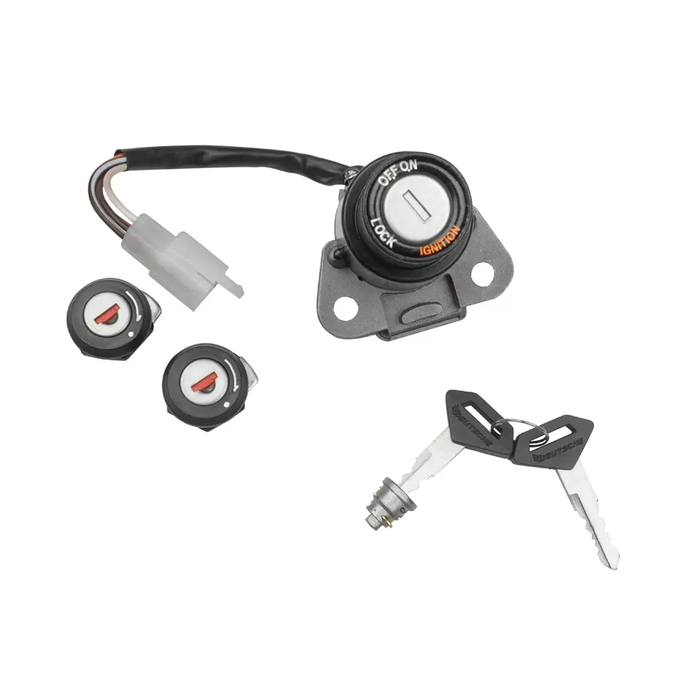 Ignition Lock Kit For Bajaj Pulsar 180 Dts-i (set Of 4) Consisting Of Ignition Cum Steering Lock , Petrol Tank Lid Lock & Tool Box Lock (2 Pcs.) - Image 2
