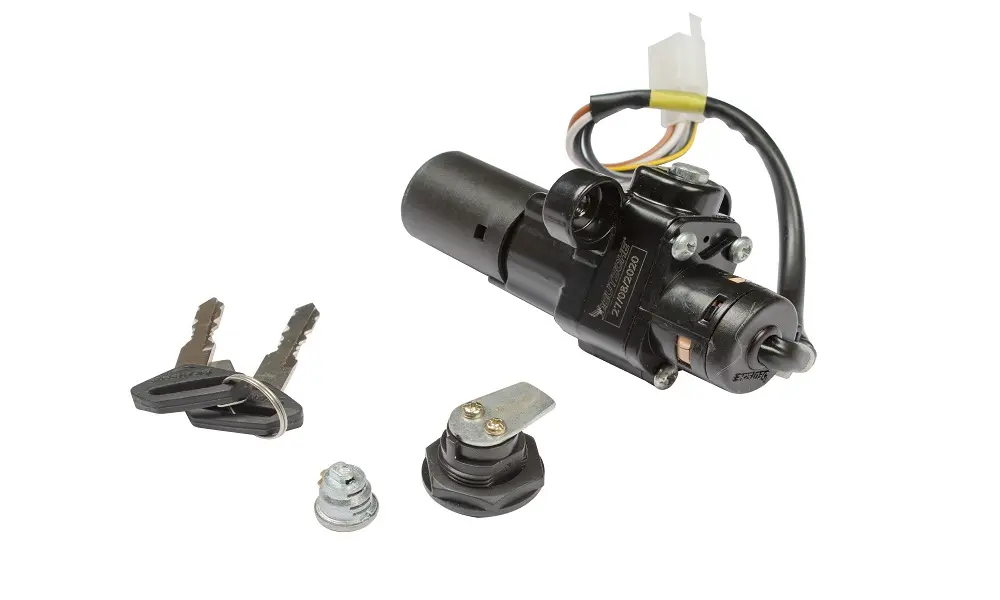 Ignition Lock Kit For Bajaj Discover (set Of 3) Consisting Of Ignition Lock, Petrol Tank Lid Lock & Tool Box Lock - Image 2