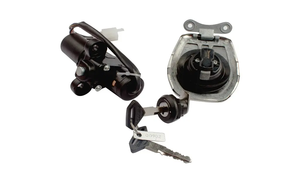 Ignition Lock Kit For Bajaj Discover 125 (set Of 3) Bajaj Discover 135 (set Of 3) Consisting Of Ignition Cum Steering Lock, Petrol Tank Lock & Tool Box Lock - Image 2