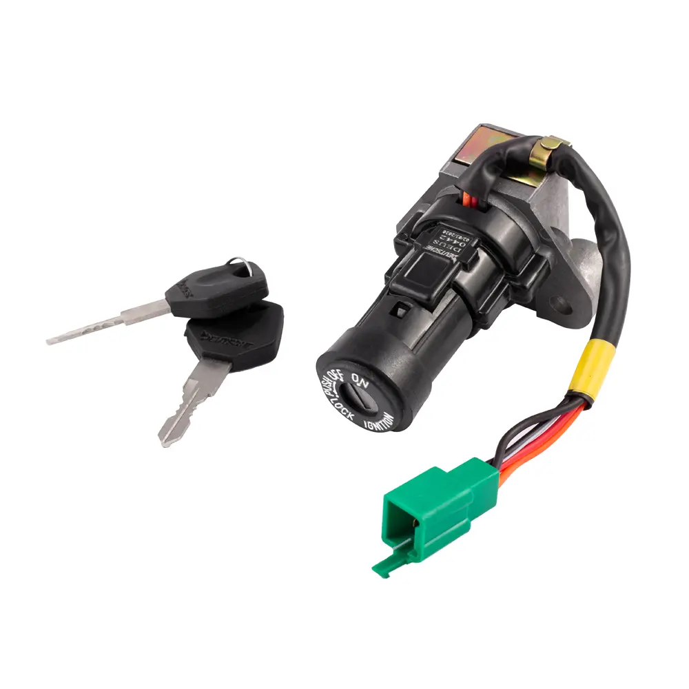 Ignition Cum Steering Lock For Tvs Max-100 (4 Wires) (victor Type) - Image 2