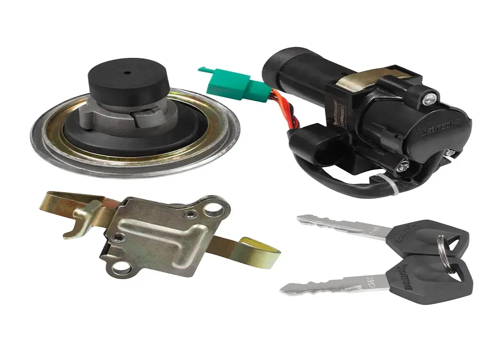 Ignition Lock Kit For Tvs Sport N/m (set Of 3) Consisting Of Ignition Cum Steering Lock, Petrol Tank Lock & Seat Lock