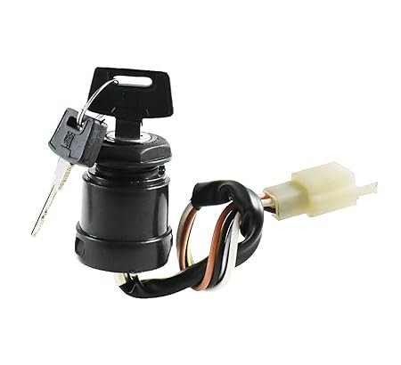 Ignition Key / Switch For Bajaj Caliber O/m (4 Pin Coupler)