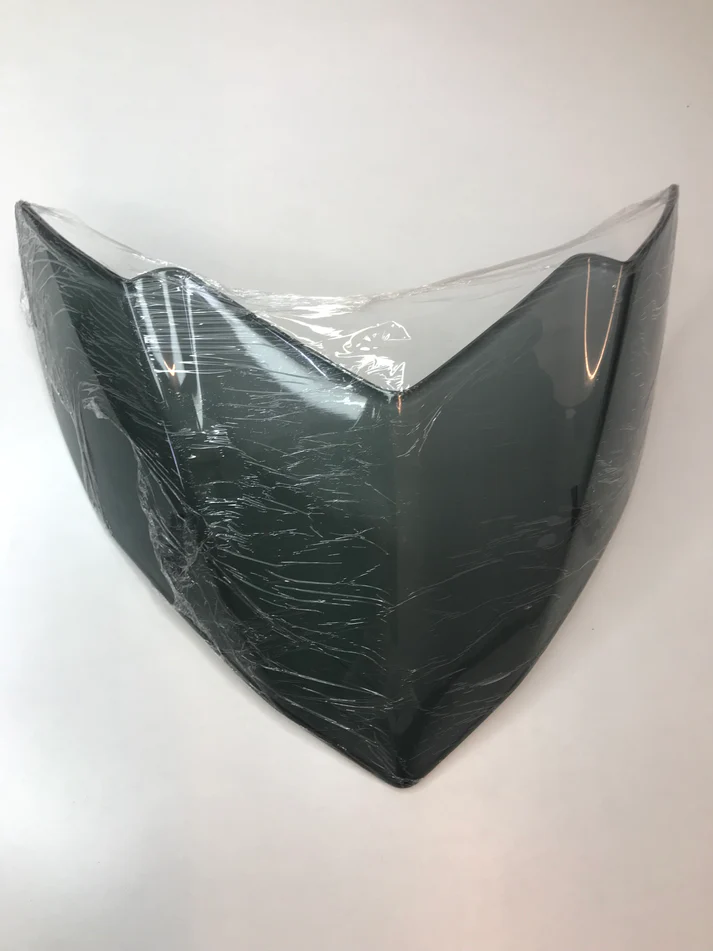 Visor For Bajaj Pulsar 135 Ls Black Colour With Wind Shield Sai 355 Genuine Product - Image 5