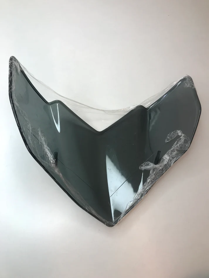 Visor For Bajaj Pulsar 135 Ls Black Colour With Wind Shield Sai 355 Genuine Product - Image 4