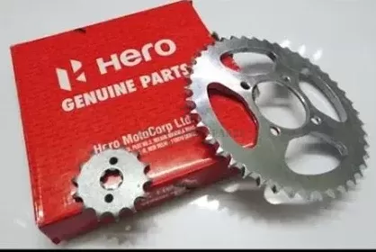 Chain Kit Kit, Chain Sprocket Splendor I-smart 110 /passion X-pro 110 Latest Model 2018