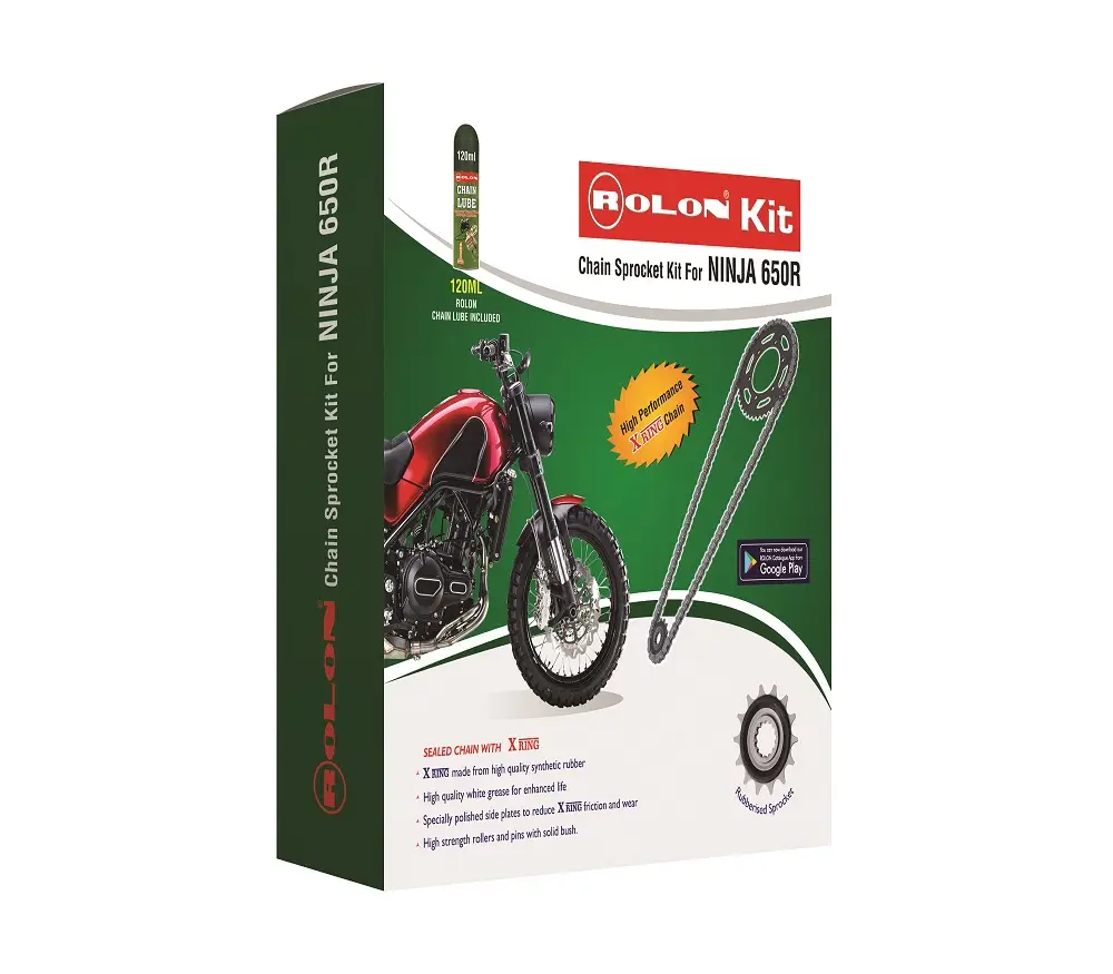 Chain And Sprocket Kit For Ninja 650r - Kit Hxr 200