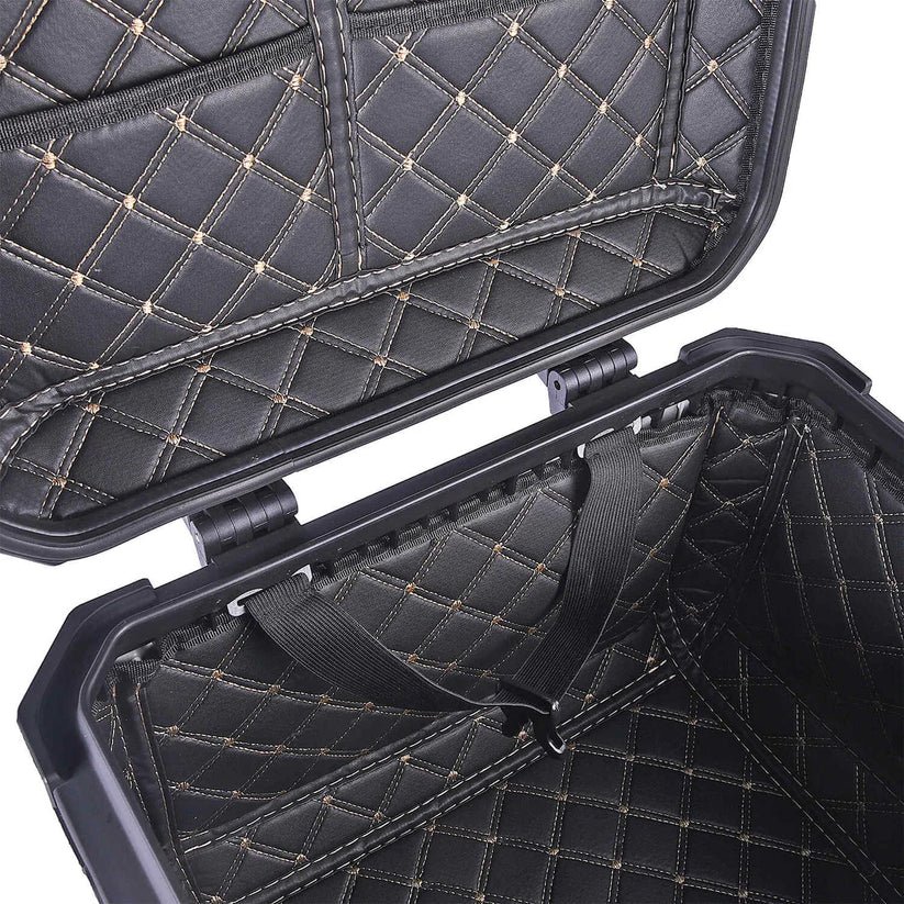 ADVENTURE TOP BOX FOR HIMALAYAN 411/450 ( CASE) 45LTRS BLACK PREMIUM BY LGP - UNIVERSAL - Image 4