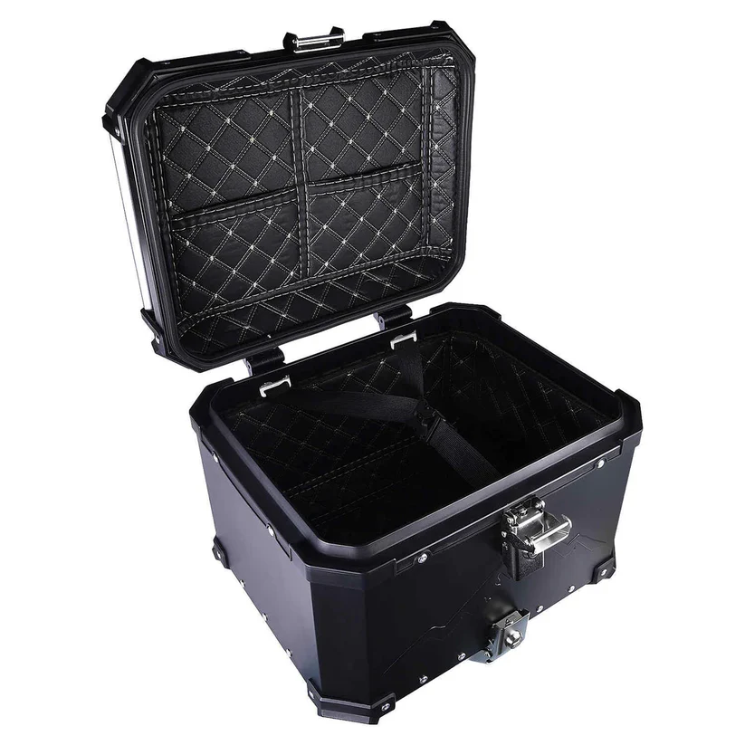 ADVENTURE TOP BOX FOR HIMALAYAN 411/450 ( CASE) 45LTRS BLACK PREMIUM BY LGP - UNIVERSAL - Image 12
