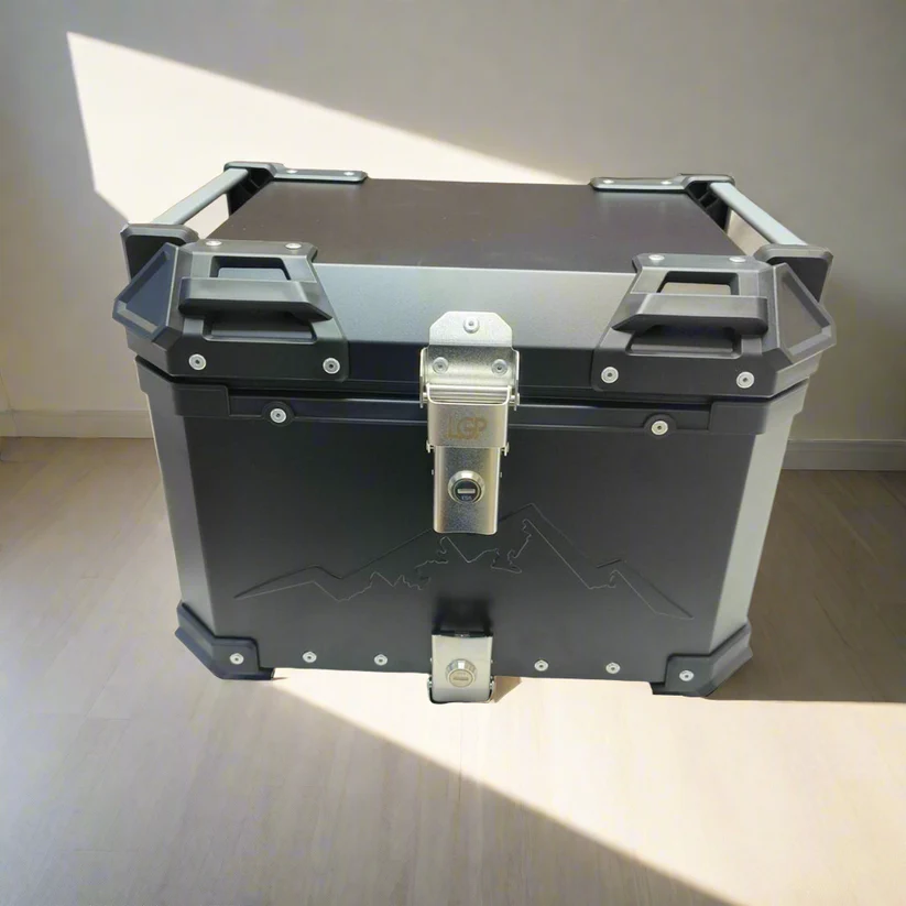 ADVENTURE TOP BOX FOR HIMALAYAN 411/450 ( CASE) 45LTRS BLACK PREMIUM BY LGP - UNIVERSAL - Image 11