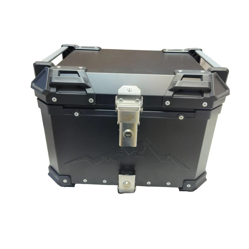 ADVENTURE TOP BOX FOR HIMALAYAN 411/450 ( CASE) 45LTRS BLACK PREMIUM BY LGP - UNIVERSAL - Image 6