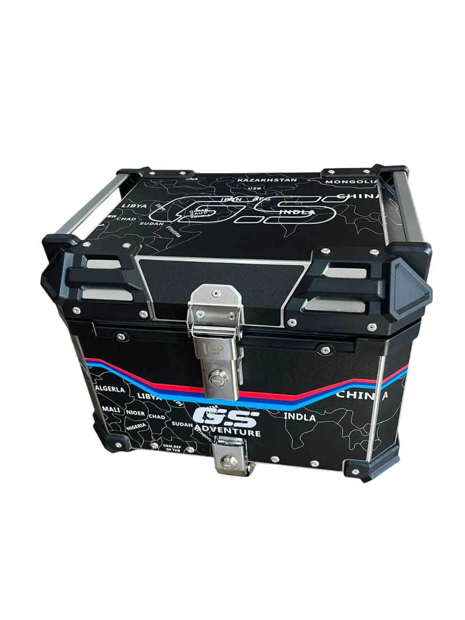 Wanderer GS aluminium top box 45 ltrs - LGP (inspired by international moto tourers) compatible for all motorcycle - BLACK - Image 7