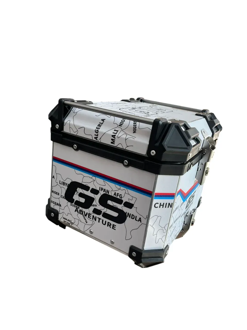 Wanderer GS aluminium top box 45 ltrs - LGP (inspired by international moto tourers) compatible for all motorcycle - WHITE - 1 YEAR WARRANTY - Image 7