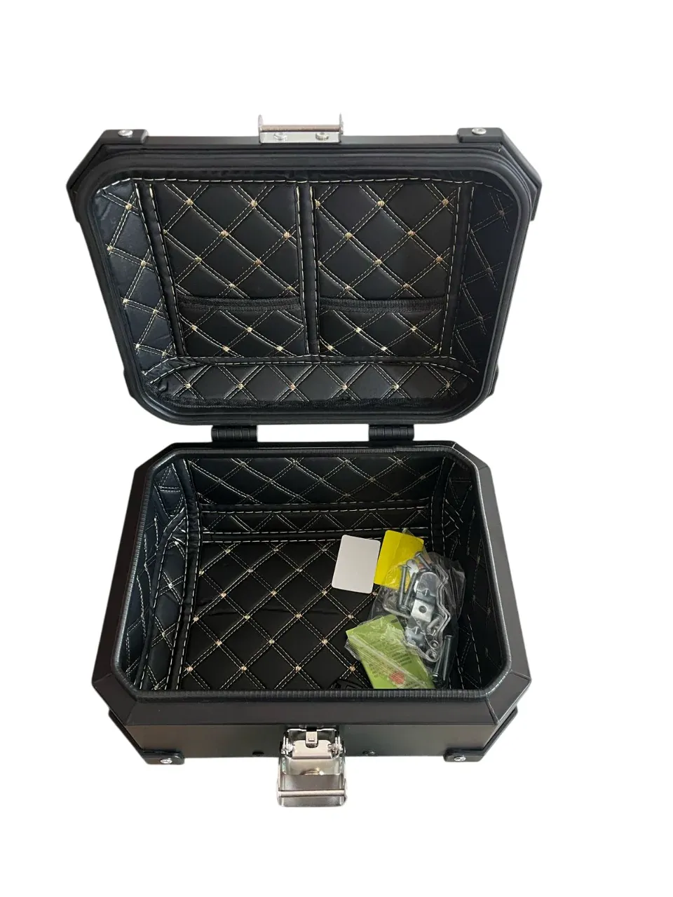 15 Litre | aluminium top box / top case | LGP | ideal of daily commutes | Short tour | BLACK | Compatible for all motorcycles - Image 3
