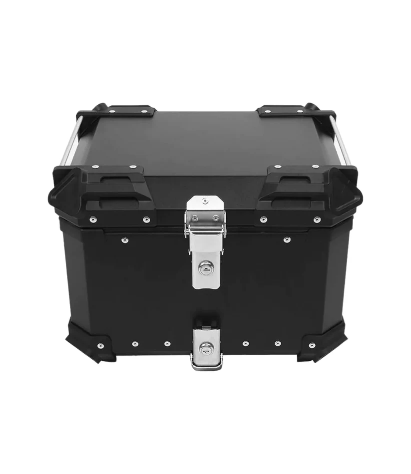 LGP Aluminium touring panniers with top box (38L+38L+45L= 121 liters) - Set of 2 - Black (COMBO) - Image 6