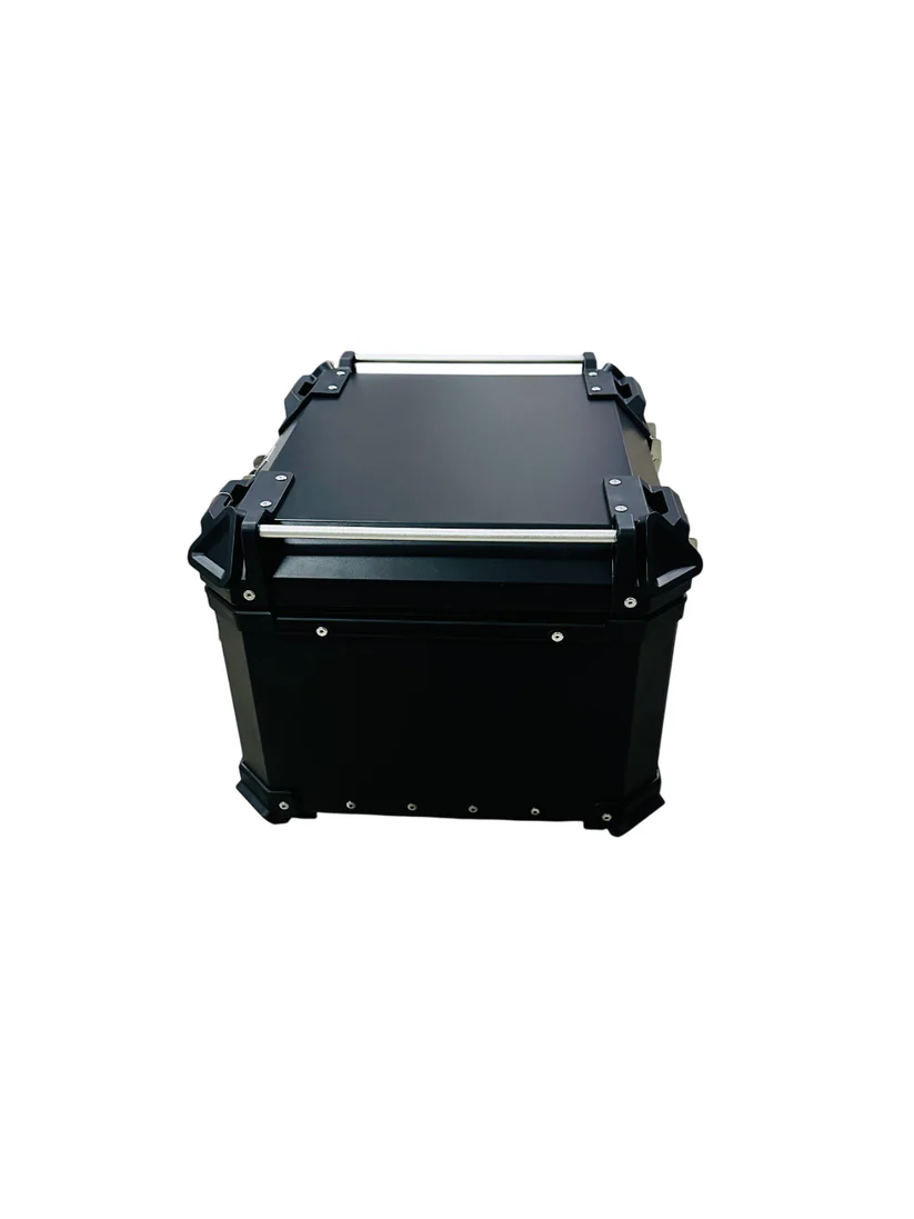 LGP 55L Aluminium Motorcycle Refrigerator Top Box Case (Hot and cold both) – Universal Waterproof Tail Box for Helmets & Luggage (Black) - Image 5
