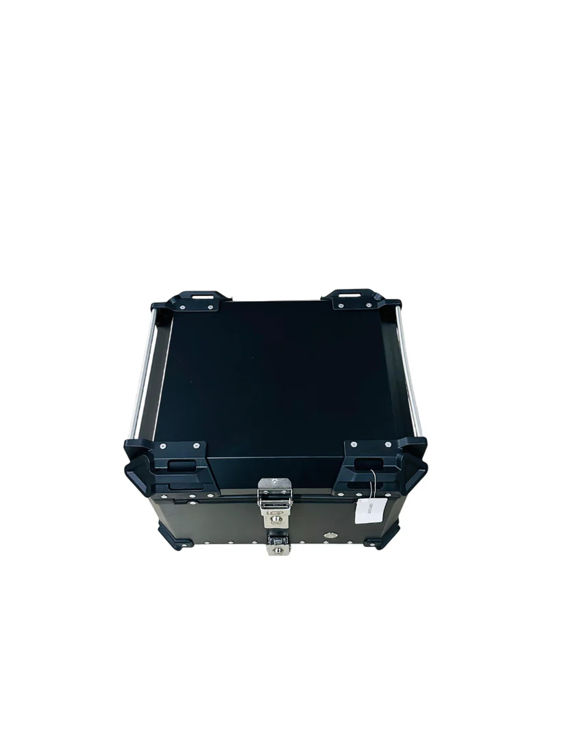 LGP 55L Aluminium Motorcycle Refrigerator Top Box Case (Hot and cold both) – Universal Waterproof Tail Box for Helmets & Luggage (Black) - Image 3