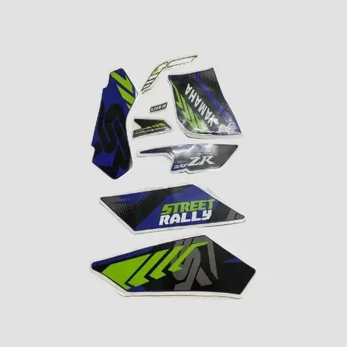 Stckr Set Ray Zr Street Rally Blue/grn