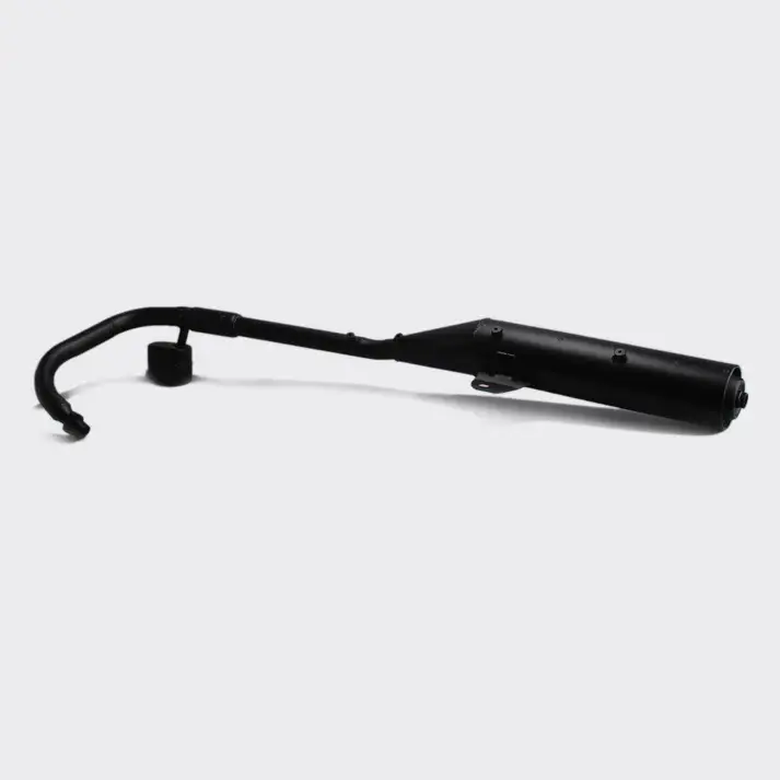 Silencer Assy (w/conaertor) (blk) Platina - Image 2