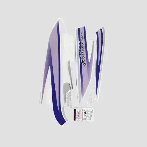 Stckr Set Super Splendor O/m Blk/prpl