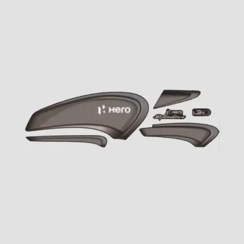 Stckr Set Splendor Plus Bs6 E20 Blk/grey