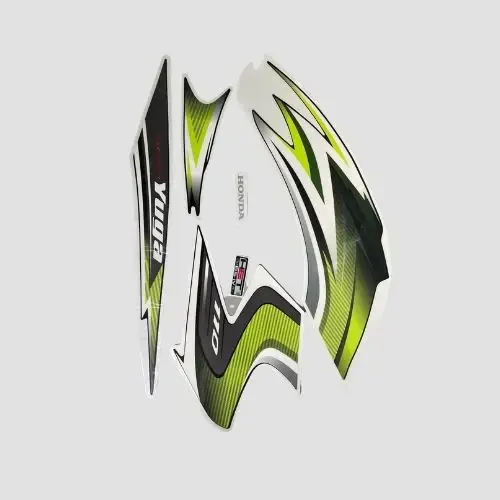 Stckr Set Yuga 2018 Blk/yel