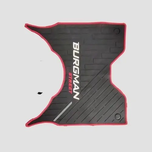 Centre Mat 3d Burgman Street Blk/red
