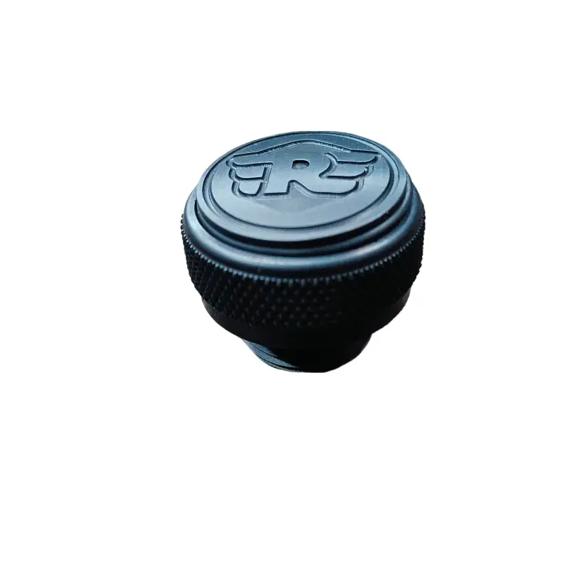Oil Cap Filler,machined, Black Royal Enfield - Image 3