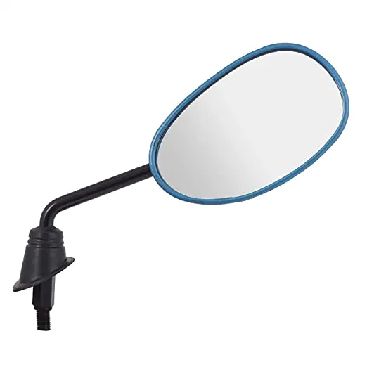 Rear View Mirror - Lh (matte Blue) Tvs Jupiter / Wego