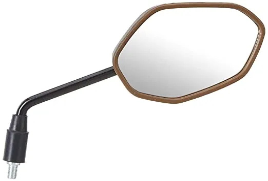 Rear View Mirror (brown) - Rh Honda Dream Yuga/ Livo