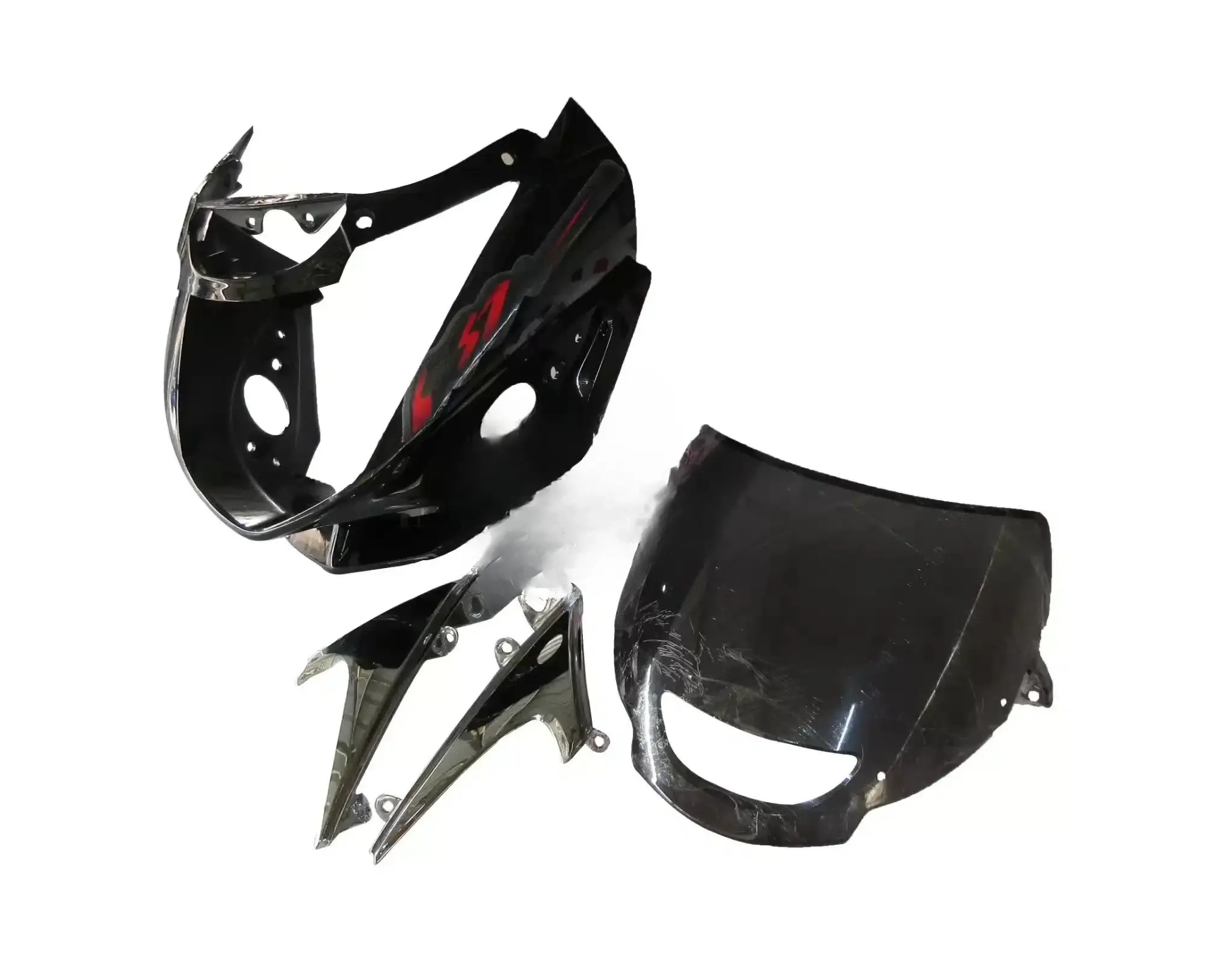 Head Light Visor/mask-hero Cbz Xtreme Black