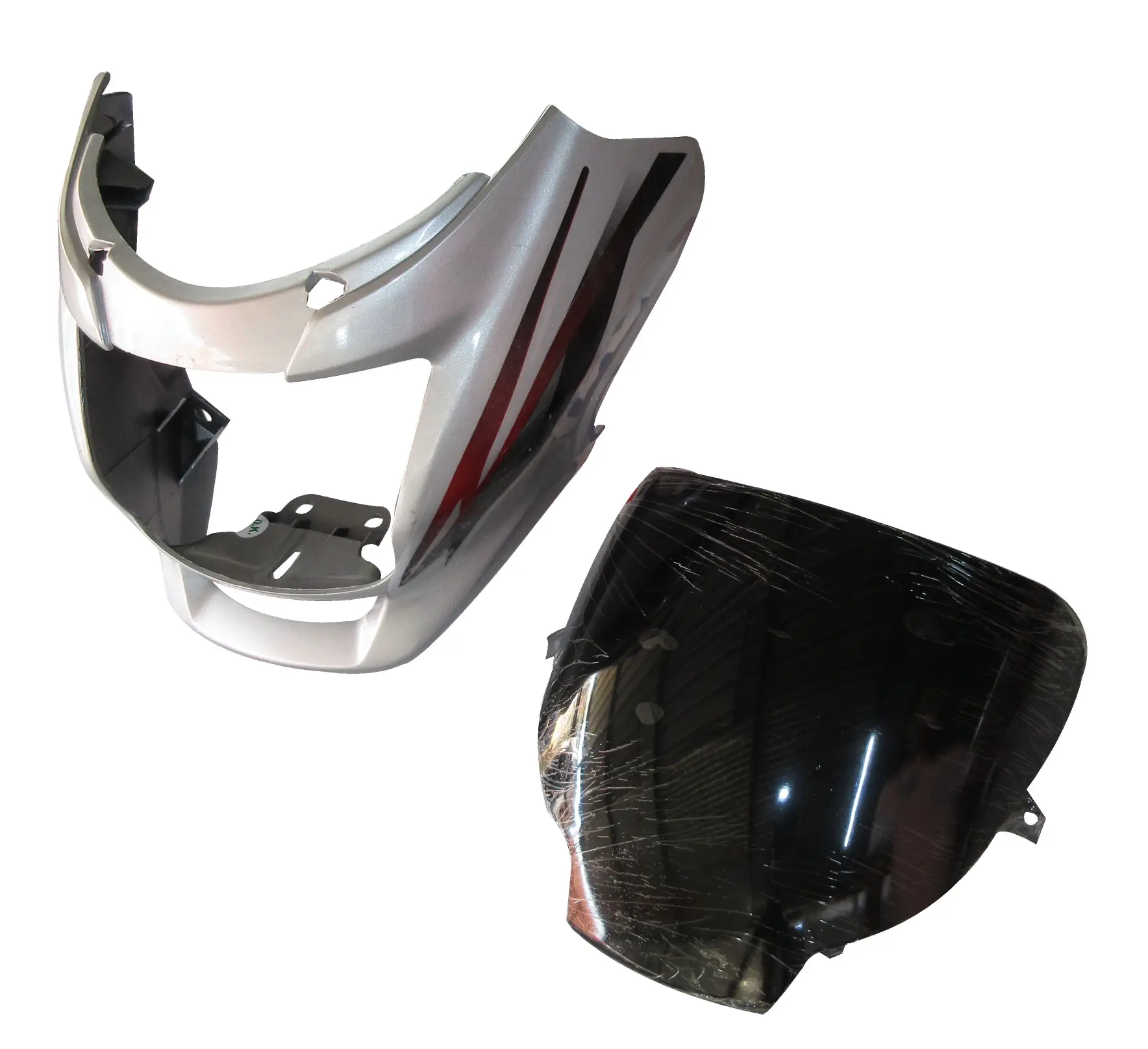 Head Light Visor/mask-hero Super Splendor Latest (type 2) Silver