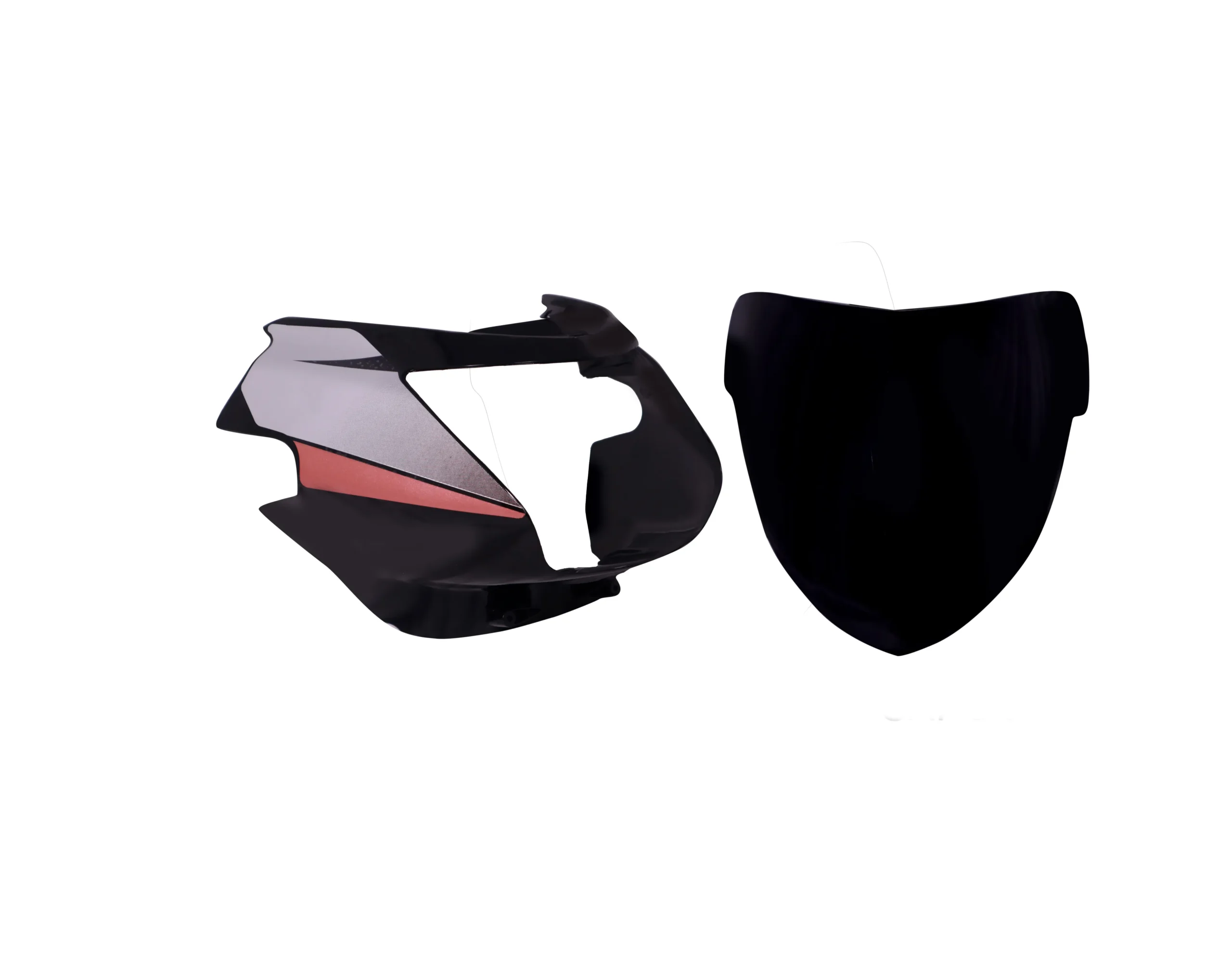 Head Light Visor/mask-tvs Star City Black