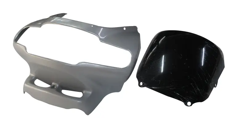 Head Light Visor/mask-suzuki Fiero Silver